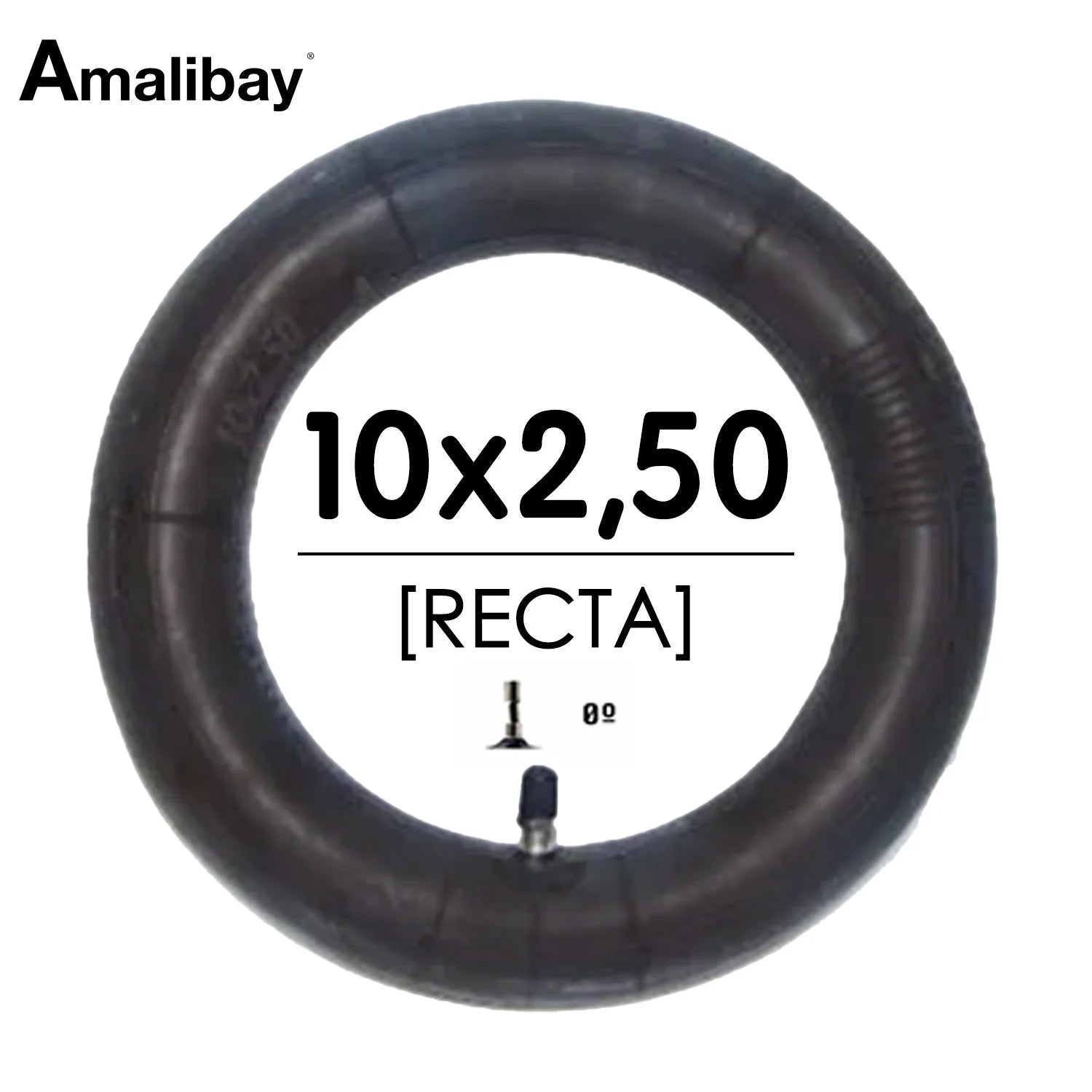 CÁMARA 10X2.50 (VÁLVULA RECTA/TORCIDA)