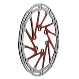 DISCO DE FRENO FLOREADO 140mm ROJO