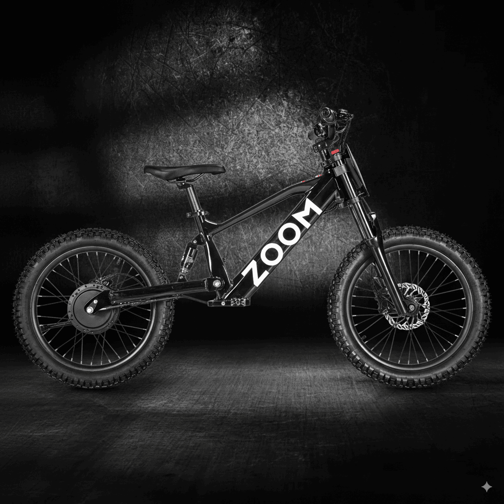 🔥ZOOM BIKE 20" - Moto Eléctrica Niños 9-12 años