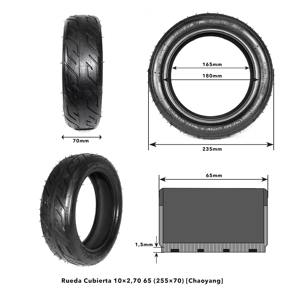 NEUMÁTICO 10" CITY TIPO SMARTGYRO