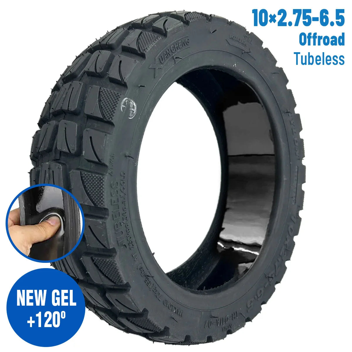 NEUMÁTICO 10" TACOS ALL TERRAIN GEL ANTIPINCHAZOS