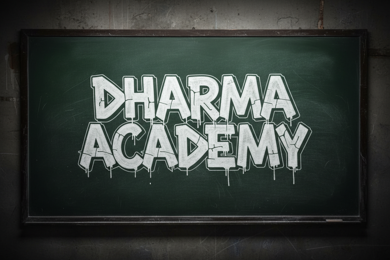 Dharma Academy - Pizarra graffiti
